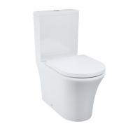 Унитаз-компакт безободковый IDDIS STNRDSEi24 "Stone" прям. вып,сиденье дюропласт.,микролифт2-кн арм