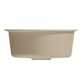 Мойкa ML-GM09 КОМФОРТ круглая, бежевая (328), 510 мм (глуб. чаши 190)