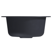 Мойкa ML-GM13 КОМФОРТ круглая, антрацит (343), 495мм (глуб. чаши 200)