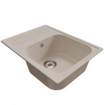 Мойка ML-GM18 КОМФОРТ с крылом, белая (331), 640*490*190мм