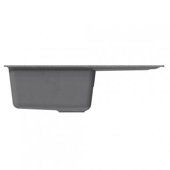 Мойка ML-GM19 КОМФОРТ с крылом, графит (342), 750*500*200мм