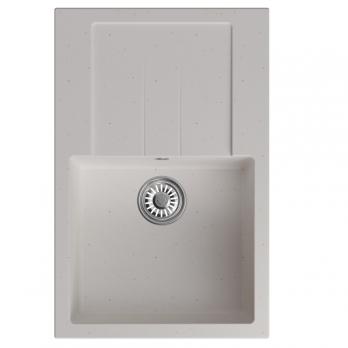 Мойка ML-GM31 КОМФОРТ с крылом, белая (331), 770*500*190мм