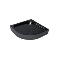 Поддон полукруг 0,9*0,9*0,06 "Classic N"акрил d 90 (каркас+экран) выс.16 см BLACK