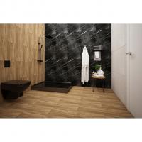 Поддон прямоугольный  1,2*0,8*0,02 "Universal PRO N"акрил d 90 (каркас+экран) выс.13 см BLACK