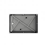 Поддон прямоугольный  1,2*0,8*0,02 "Universal PRO N"акрил d 90 (каркас+экран) выс.13 см BLACK