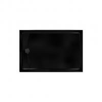 Поддон прямоугольный  1,2*0,8*0,02 "Universal PRO N"акрил d 90 (каркас+экран) выс.13 см BLACK