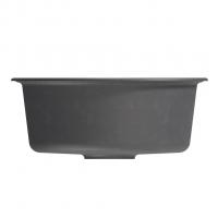 Мойкa ML-GM09 КОМФОРТ круглая, антрацит (343), 510 мм (глуб. чаши 190)