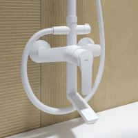 Душевая система 35к IDDIS RAYWT3Fi06 "Ray" лейка "Тропический душ", БЕЛЫЙ матовый