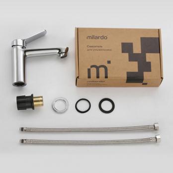 Смеситель для раковины 35к Milardo ENJSB00M01 "Enjoy" литой, п/гайку ХРОМ