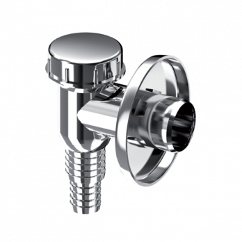 Минисифон для стиральной машины (посудом.маш.) K100H хромир. пласт. UNICORN