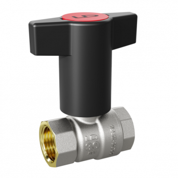 Кран шаровой 3/4'' вн/вн Т-рукоятка (Red+Blue) LD PRIDE