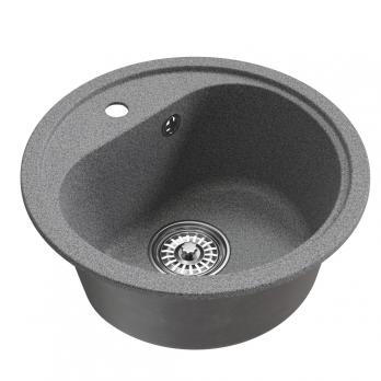 Мойкa ML-GM10 КОМФОРТ круглая, темно-серая (309), 440мм (глуб. чаши 180)