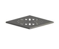 50 трап с гориз. спуском "сухой" ПП решетка 150*150 нерж. сталь ТП 103.50-150HSDs ТАТПОЛИМЕР