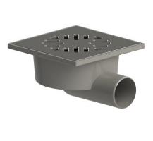 50 трап с гориз. спуском "сухой" ПП решетка 150*150 нерж. сталь ТП 103.50-150HSDs ТАТПОЛИМЕР