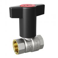 Кран шаровой 1/2'' вн/вн Т-рукоятка (Red+Blue) LD PRIDE