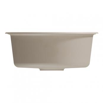 Мойкa ML-GM09 КОМФОРТ круглая, белая (331), 510 мм (глуб. чаши 190)