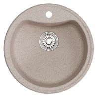 Мойкa ML-GM09 КОМФОРТ круглая, песочная (302), 510 мм (глуб. чаши 190)
