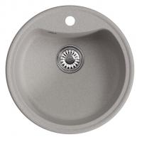 Мойкa ML-GM09 КОМФОРТ круглая, серая (310), 510 мм (глуб. чаши 190)