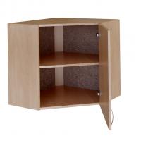 Шкаф навесной кухонный угловой венге светлое
