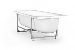 Ванна стальная 1,7*0,7*0,4 (ВИЗ) Донна Ванна "Белая Орхидея" цв.белый НА КАРКАСЕ (КР-01503)