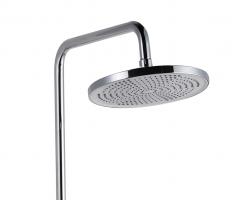 Душевая система 35к ПРОФСАН ПСМ-800-87CH клавиш. упр. лейка "Тропич. душ круг" + гигиен. лейка ХРОМ