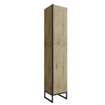 Пенал "Окленд" Дуб Мелфорд правый (350*1858*319) ЛОФТ (ПВХ)