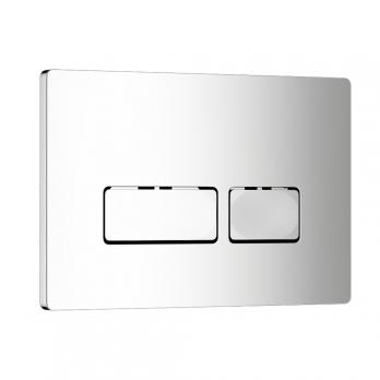 Кнопка смыва WAVE V3 универсальная ХРОМ АБС прямоугольная