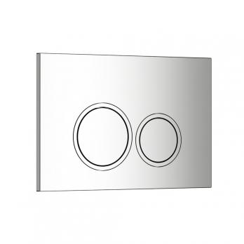 Кнопка смыва WAVE W3 универсальная ХРОМ АБС круглая