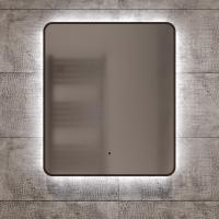 Зеркало MIXLINE "Инканто" 600*700 (ШВ) бесконтактный сенсор, светодиодная подсветка,черная окантовка