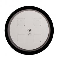 Зеркало MIXLINE "Монако" D600 бесконтактный сенсор, светодиодная подсветка, черная окантовка