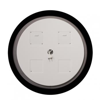 Зеркало MIXLINE "Монако" D600 бесконтактный сенсор, светодиодная подсветка, черная окантовка