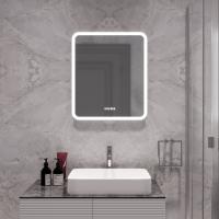 Зеркало MIXLINE "Стив-3" 600*700 (ШВ) сенсорный выключатель, часы + подогрев