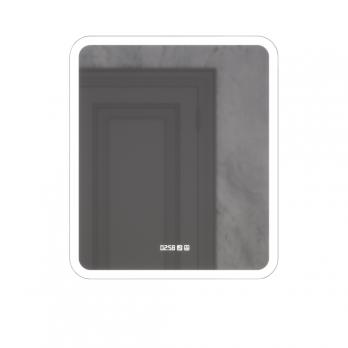 Зеркало MIXLINE "Стив-3" 600*700 (ШВ) сенсорный выключатель, часы + подогрев