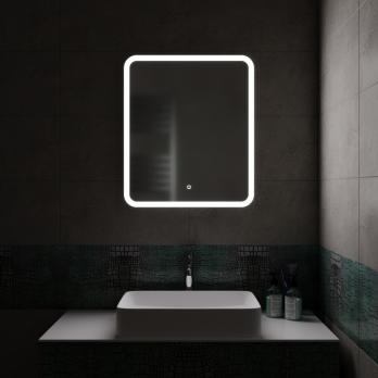 Зеркало MIXLINE "Стив" 600*700 (ШВ) сенсорный выключатель, светодиодная подсветка