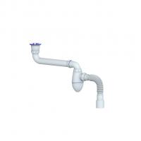 Сифон 1 1/2 AC21 со смещением, с гофрой 40*40/50 UNICORN