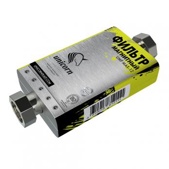 Магнитный преобразователь (умягчитель) 1/2'' (800 л/час, мощ-ть 24000 Гаусс) UNICORN (UMF_MAX_1/2)