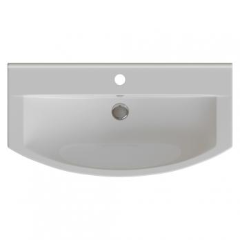 Раковина накладная "Best-85" белая, без кроншт (Sanita Luxe)
