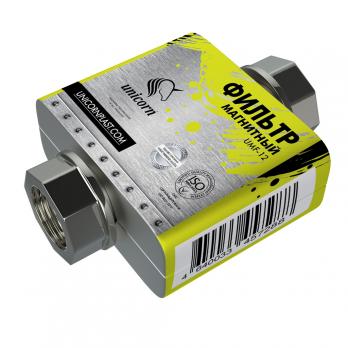 Магнитный преобразователь (умягчитель) 1/2'' (800 л/час, мощ-ть 20000 Гаусс) UNICORN (UMF_1/2)