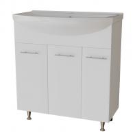 Тумба д/ванной "ВЕГА-75" под раковину Best-75 (Sanita Lux) (ПВХ)