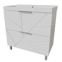 Тумба д/ванной "Гранд-80" под раковину Fest-80 (Sanita Lux) (ПВХ)