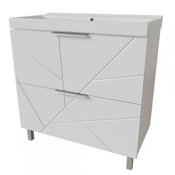 Тумба д/ванной "Гранд-80" под раковину Fest-80 (Sanita Lux) (ПВХ)