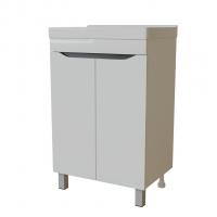 Тумба д/ванной "Лайн-60" под раковину Фостер 60 (Kirovit)/Fest-60 (Sanita Lux) (ПВХ)