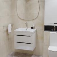 Тумба д/ванной "Лайн-60" подвесная под раковину Фостер 60 (Kirovit)/Fest-60 (Sanita Lux) (ПВХ)