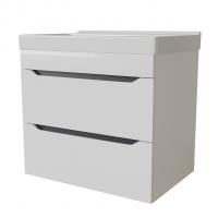 Тумба д/ванной "Лайн-60" подвесная под раковину Фостер 60 (Kirovit)/Fest-60 (Sanita Lux) (ПВХ)