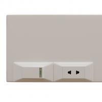 Зеркальный шкаф "Лайн-70" левый с подсветкой (ПВХ)