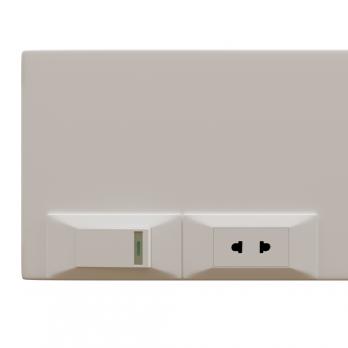 Зеркальный шкаф "Лайн-70" левый с подсветкой (ПВХ)