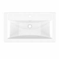 Раковина накладная "МАРГО-80" белая (MIXLINE)