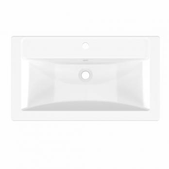 Раковина накладная "МАРГО-80" белая (MIXLINE)