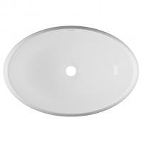 Раковина накладная на столешницу WAVE Comfort 600*400*150 ш*г*в без перелива,белый,овал