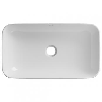 Раковина накладная на столешницу WAVE Promo 605*350*140 ш*г*в без перелива,белый,прямоуг